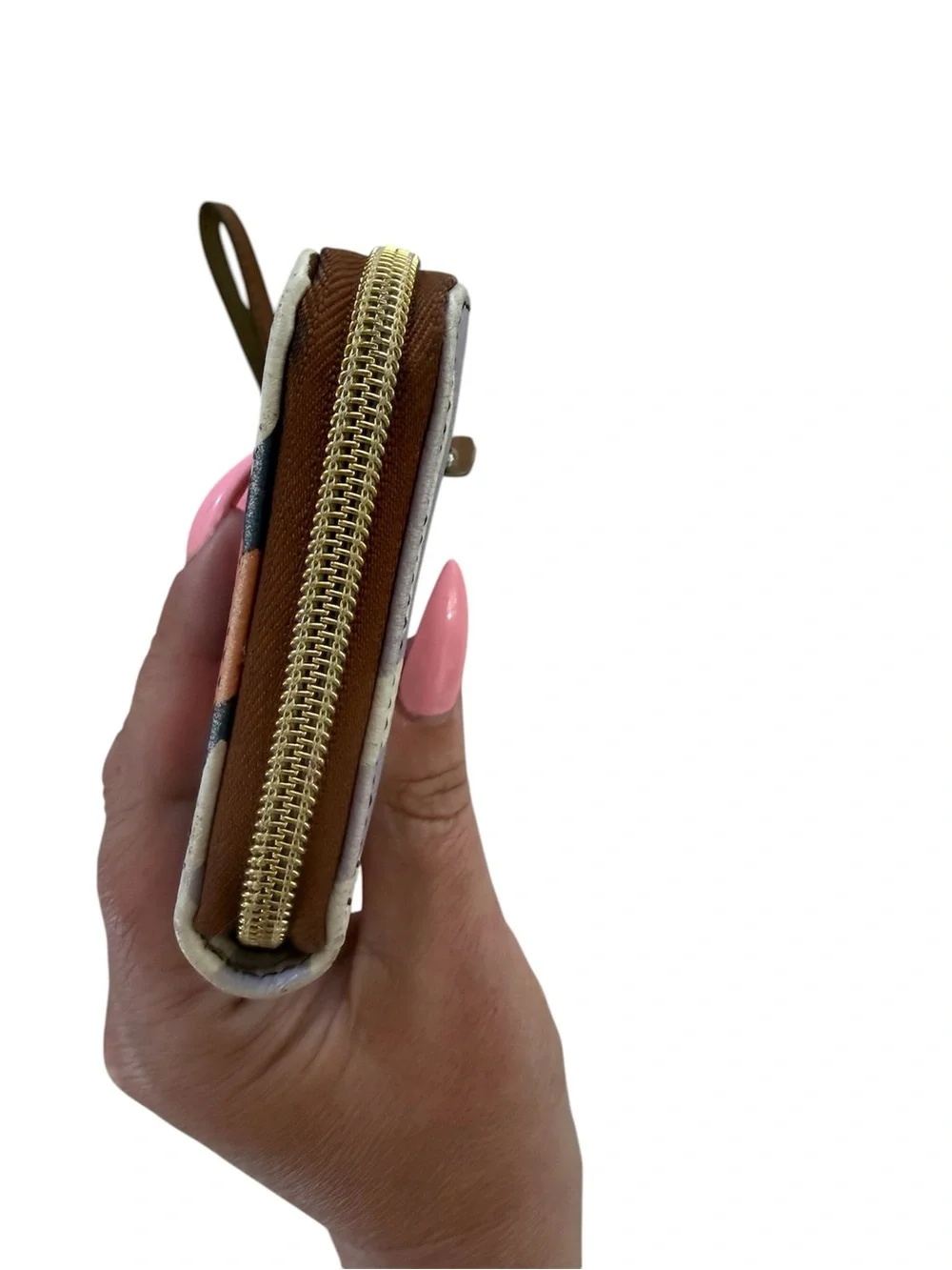 Relic- Floral Zip-Around Wristlet Wallet - White Multi
